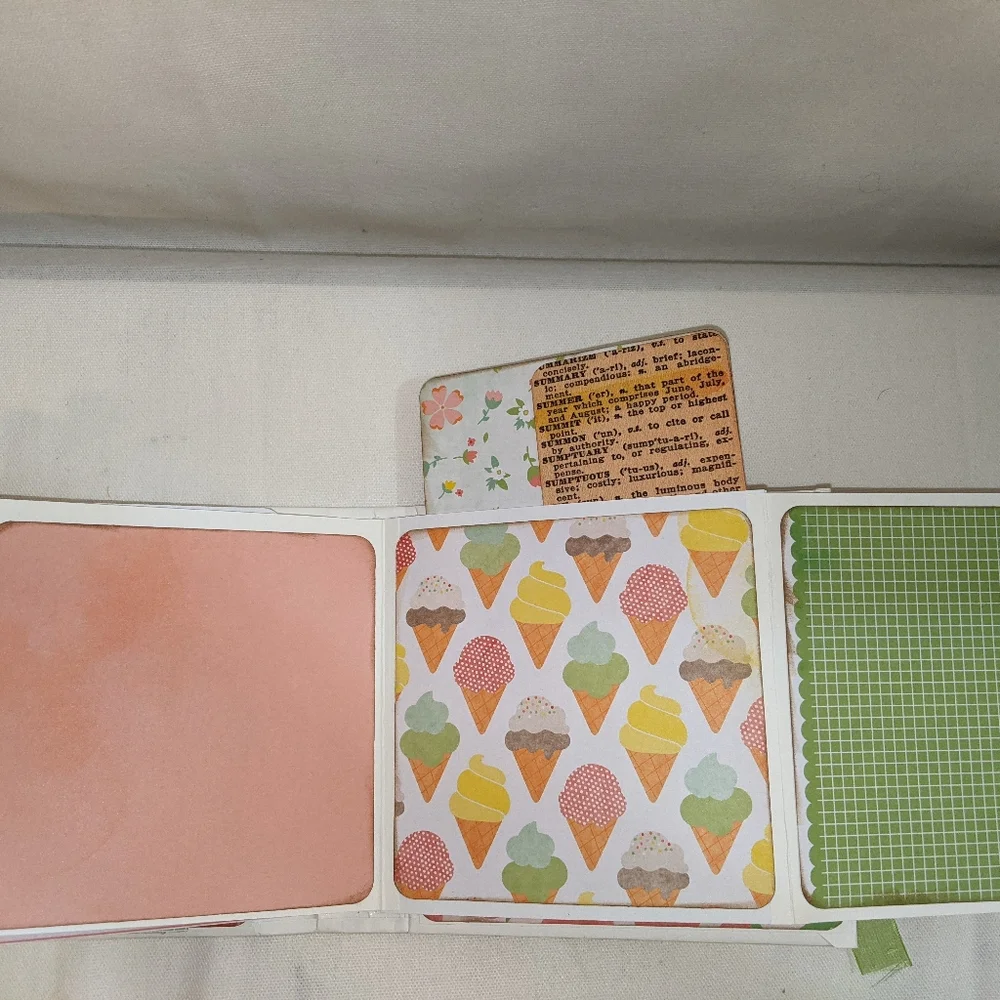 Handcrafted photo journal album, 